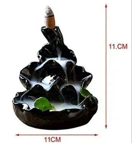Lotus Leaf Waterfall Backflow Incense Burner