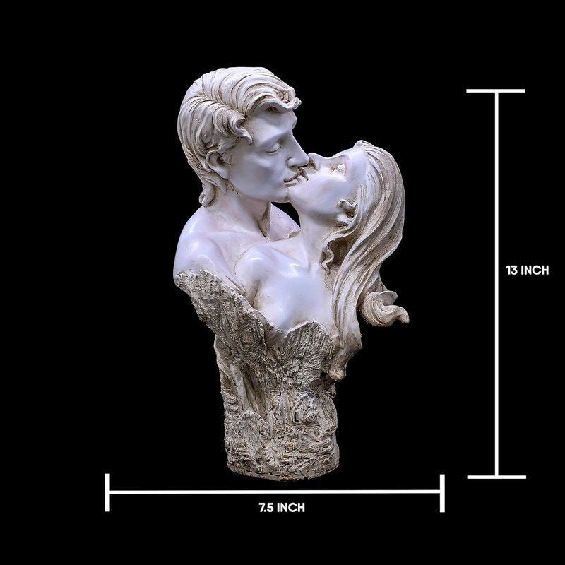 "Love Forever" Kissing Couple Statue