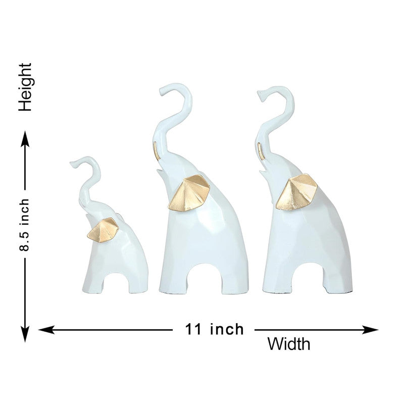 Modern Resin Stag Head Decor with Gold Antlers - Elegant Deer Bust for Wall & Tabletop Display