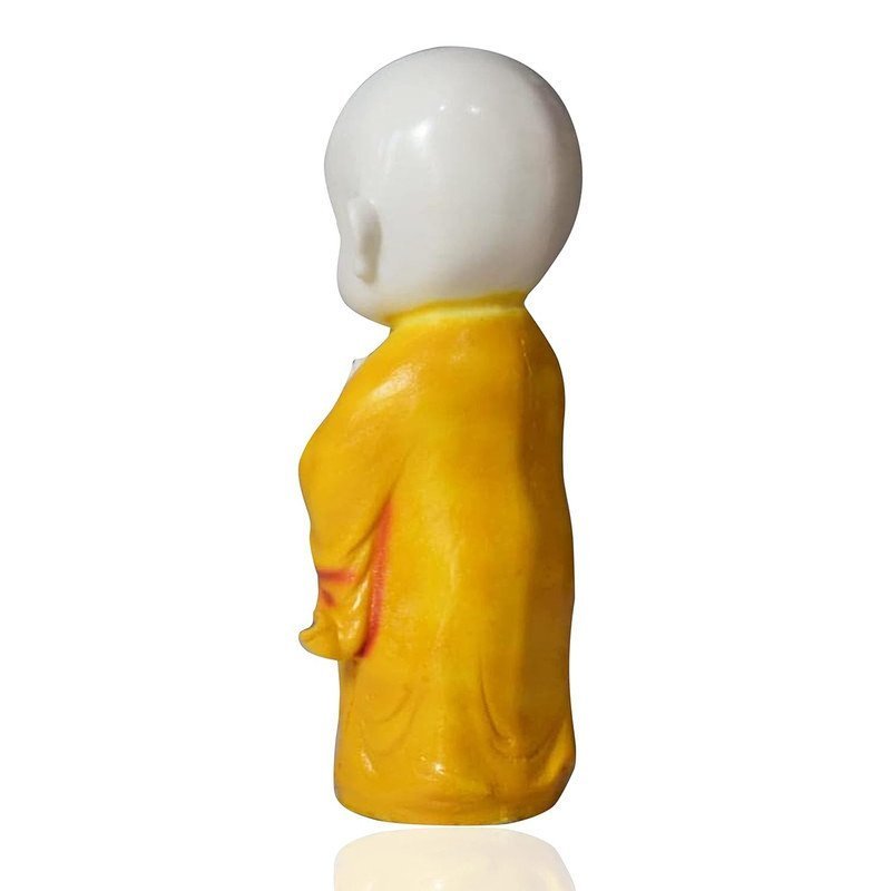 Meditating Buddha Monk Statue Showpiece (10 x 10 x 25 cm)