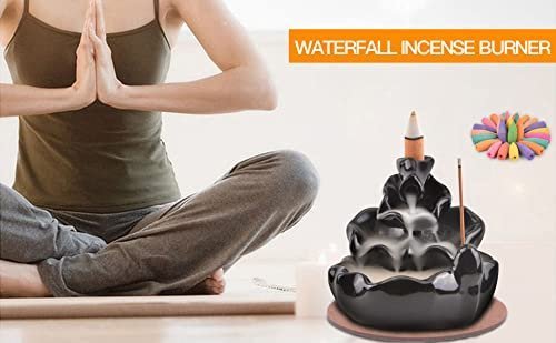 Lotus Leaf Waterfall Backflow Incense Burner