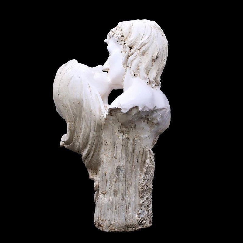 "Love Forever" Kissing Couple Statue
