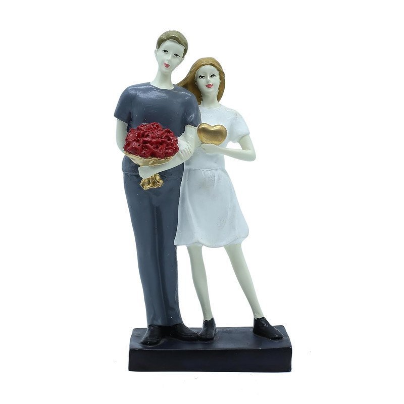 Handmade Ceramic Couple Sculpture