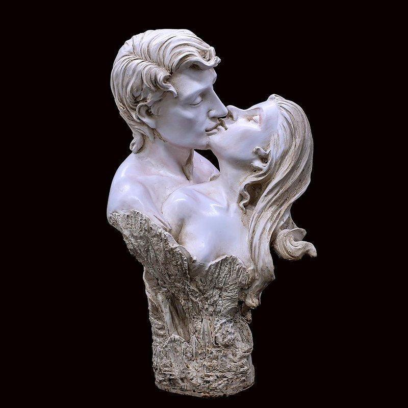 "Love Forever" Kissing Couple Statue