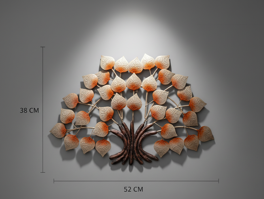 Nature-Inspired Tree of Life Metal Wall Sculpture