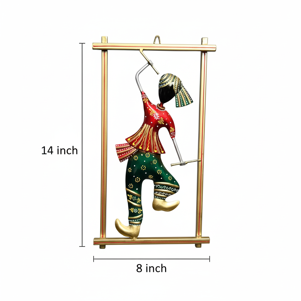 Metal Decorative Wall Hanging Set Of Two