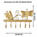 Beautiful Metal Butterfly Wall Hanging – Decorative Key Holder for Home & Entryway