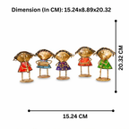 Metal Adiwasi Doll Musician Set – Handcrafted Tribal Figurines for Home & Office Decoration