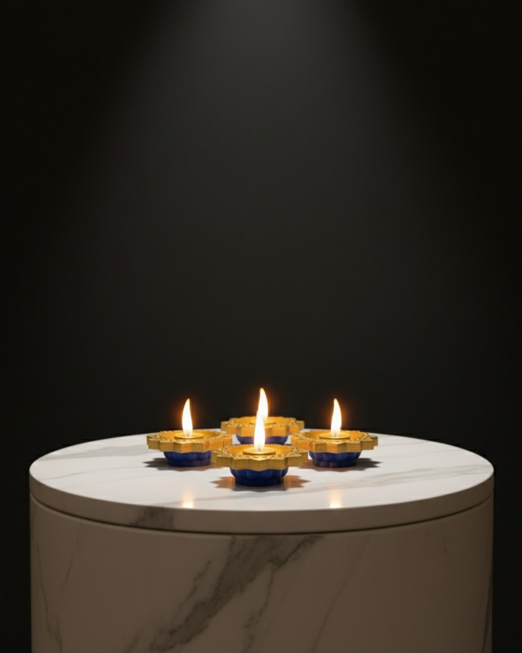 Water Pouring  Diya Led Light