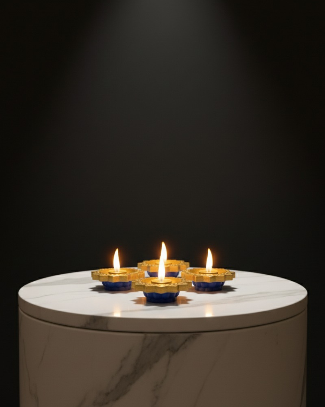 Water Pouring  Diya Led Light