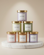 Scented Mini Jar Candles – Set of 6 | Decorative & Gift Pack