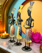 Rajasthani Tribal Musician Showpiece Set of 3