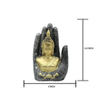 Abhaya Mudra Resin Statue, Fearless Protection Decor