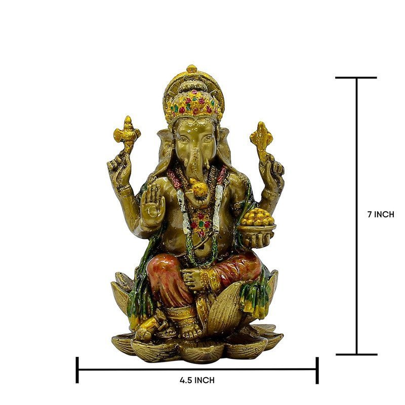 Golden Ganesha Statue: Remover of Obstacles