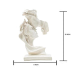 Romantic Couple with Umbrella Resin Statue