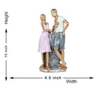 Golden Couple Statue – Romantic Home Decor & Gift