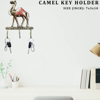 Elegant Metal Camel Key Hanger – Decorative Wall Mounted Organizer for Home & Entryway