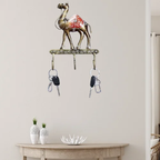 Elegant Metal Camel Key Hanger – Decorative Wall Mounted Organizer for Home & Entryway
