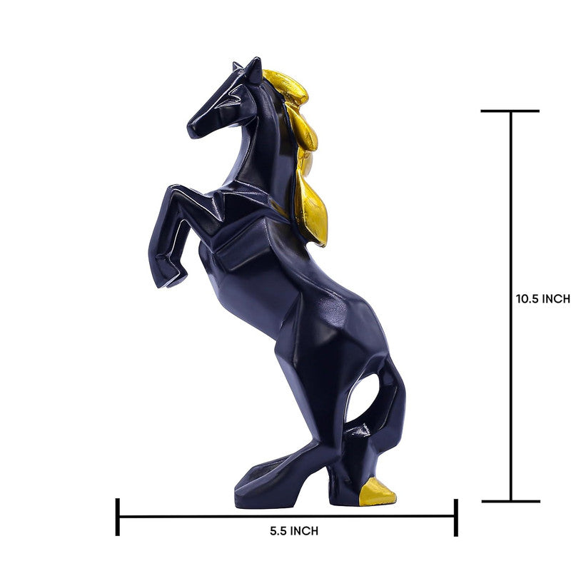 Geometric Horse Sculpture - Modern Art Decor for Home & Office