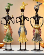 Rajasthani Tribal Musician Showpiece Set of 3