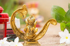 Cute Baby Ganesha Reading Book Idol