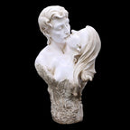 "Love Forever" Kissing Couple Statue