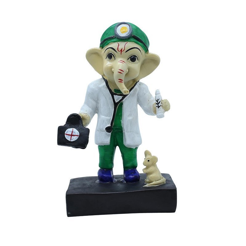Doctor Ganesha Idol: Unique Doctor's Gift