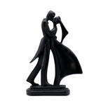 Romantic Black Dancer Couple Statue