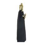 Golden Egyptian Mummy Statue Figurine with Black Base