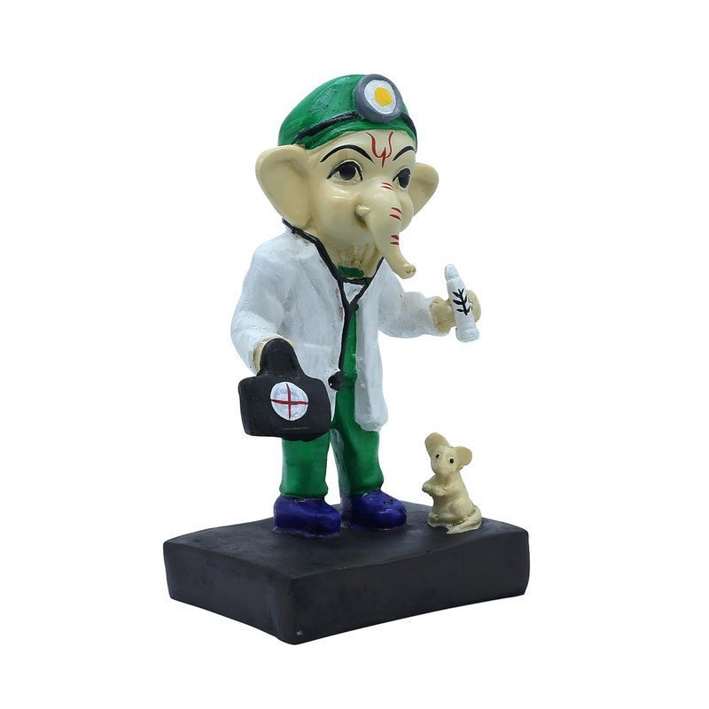 Doctor Ganesha Idol: Unique Doctor's Gift