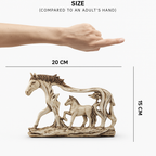 Elegant Horse Sculpture Symbol of Freedom and Strength | Handcrafted Decorative Art Piece