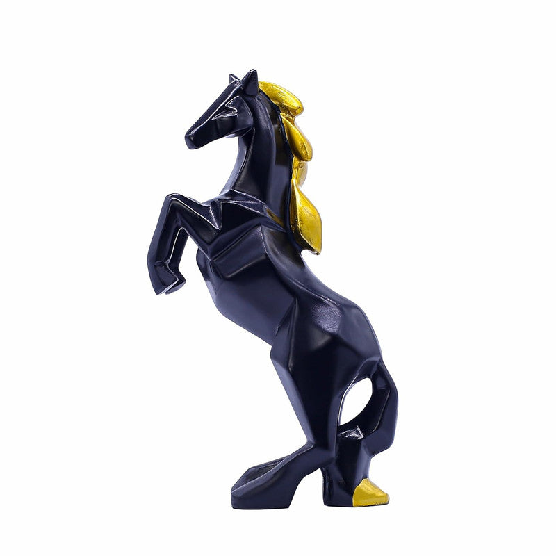 Geometric Horse Sculpture - Modern Art Decor for Home & Office
