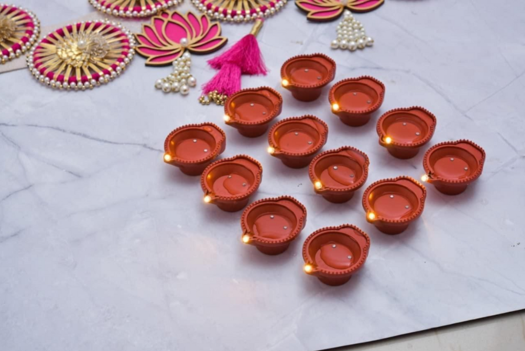 PACK OF 12 PCS WATER LED SENSOR DIYA