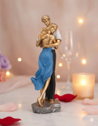 Golden Romantic Dancing Couple Figurine