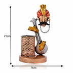 Handcrafted Guitar Design Pen Stand – Stylish Metal Stationery Holder for Office