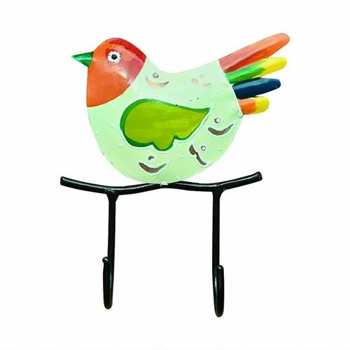 Beautiful Metal Single Bird Key Holder – Handcrafted Wall Decor Organizer for Home & Entryway