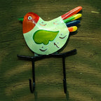 Beautiful Metal Single Bird Key Holder for Wall Decor | Handcrafted Decorative Key Hanger | Stylish Home Entryway Organizer