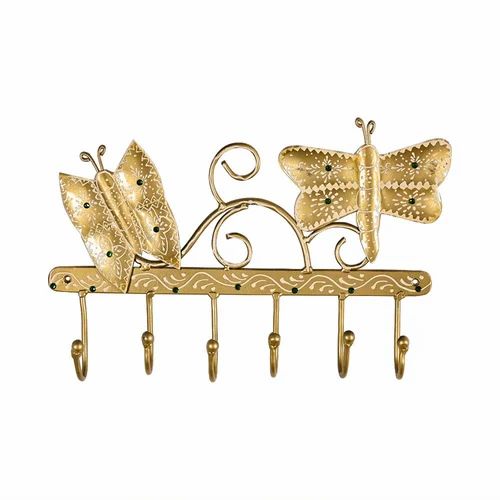 Beautiful Metal Butterfly Wall Hanging – Decorative Key Holder for Home & Entryway