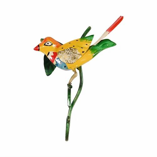 Handmade Metal Bird Wall Key Holder – Decorative Organizer for Home & Entryway