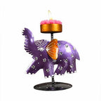 Rajasthani Metal Elephant Candle Holder | Ethnic Home Décor Accent