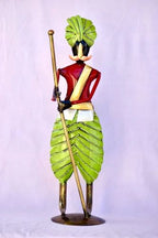 Rajasthani Metal Darwan Set – Traditional Handcrafted Showpiece for Home & Office Decor