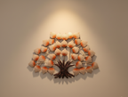Nature-Inspired Tree of Life Metal Wall Sculpture