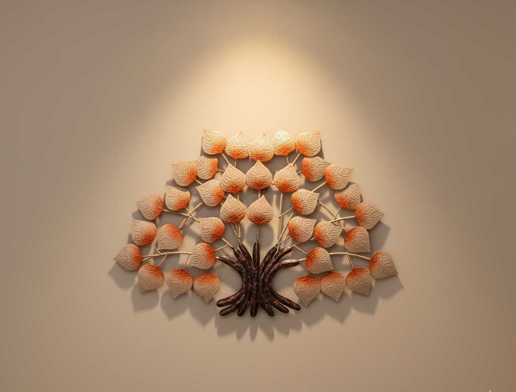 Nature-Inspired Tree of Life Metal Wall Sculpture
