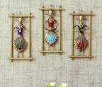Handcrafted Metal Wall Art Set of 3 – Oversized Decorative Panels