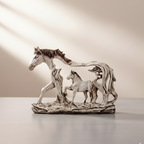 Elegant Horse Sculpture Symbol of Freedom and Strength | Handcrafted Decorative Art Piece
