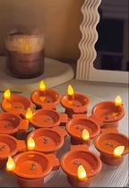 Water Sensor LED Diyas with Water sensing technology, E-Diya, (Pack of 24)